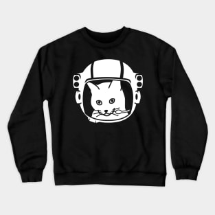Cute & Funny Space Astronaut Cat Crewneck Sweatshirt